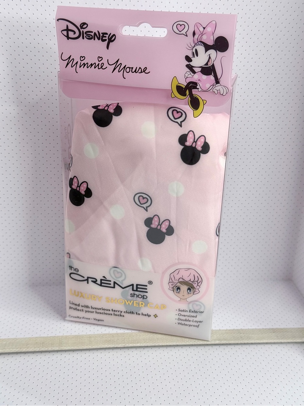 Disney Minnie Mouse Pink luxurious shower cap - The Crème Shop